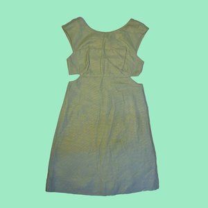 Anthropologie Maeve Mint and Gold Dress